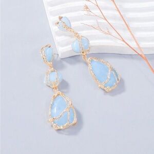 Cute baby blue earrings